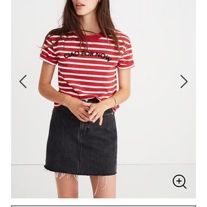 Madewell Ciao For Now Cropped Shirt